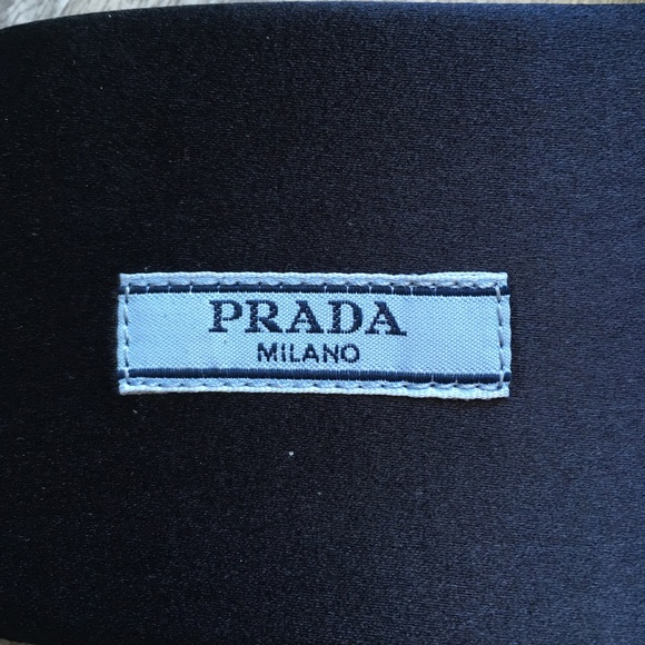 Prada blue satin slippers 6.5 nwt - Picture 5 of 5